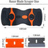 Razor Blade Scraper, Double Edge Window Scraper Tool with 10 Razor Blades Glass Scraper for Removing Sticker, Glass Stove Top, Label, Grease from Windshield
