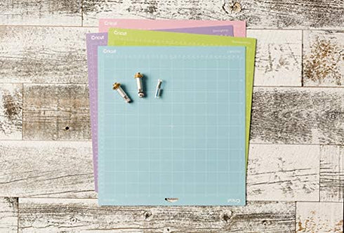 StrongGrip Cricut Cutting Mat 12in x 12in, Craft Mat for Cricut Maker & Explore, Use with Heavyweight Materials - Specialty Cardstock, Matboard & More, Reusable, Clear Protective Film (3 Count)