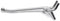 Presa Heavy Duty Metal Peg Board Shelving Hooks, 4-Inch, 50-Pack