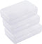 Large Capacity Pencil Box, Clear Multi Purpose Pencil Box, Durable Plastic Pencil Box, Office Supplies Storage Organizer Box, Brush Painting Pencils Storage Box(3 Pack)