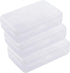 Large Capacity Pencil Box, Clear Multi Purpose Pencil Box, Durable Plastic Pencil Box, Office Supplies Storage Organizer Box, Brush Painting Pencils Storage Box(3 Pack)