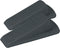Master Manufacturing 2-Pack Gray Big Foot Door Stop, Heavy Duty Rubber Wedge Design, Made in the USA, Holds Heavy Doors Securely (Pack of 2)
