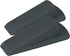 Master Manufacturing 2-Pack Gray Big Foot Door Stop, Heavy Duty Rubber Wedge Design, Made in the USA, Holds Heavy Doors Securely (Pack of 2)