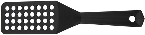 Black Nonstick Slotted Spatula/Turner for Crepes, Brownies, Lasagna