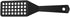 Berndes Spatulas for Non Stick Cookware - Turner Spatula Ergonomically Designed Black Slotted Spatula Turner Nonstick Kitchen Tool