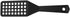 Black Nonstick Slotted Spatula/Turner for Crepes, Brownies, Lasagna