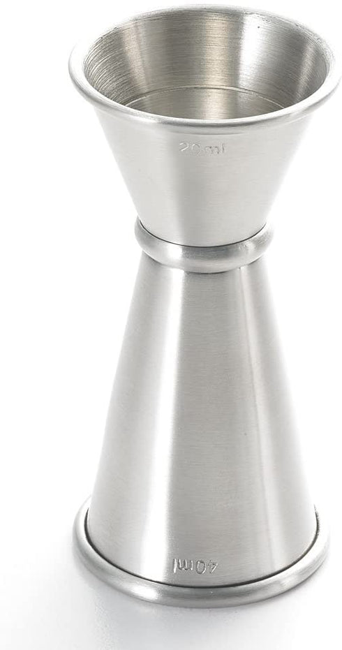 Barfly Japanese Style Jigger, 20 ml x 40 ml, Stainless