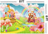 Qian 8x6FT Candyland Lollipop Backdrops Cartoon Candy World Photo Rainbow Studio Props Booth Baby Birthday Party Photography Background