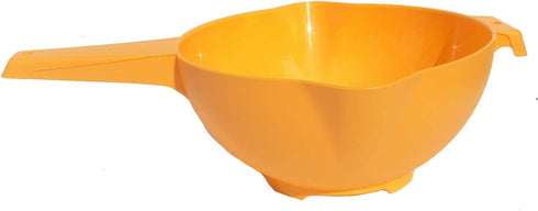 Tupperware 2 Quart Colander Strainer with Handle in Orange