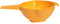 Tupperware 2 Quart Colander Strainer with Handle in Orange