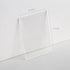 UNIQOOO 5 Pack Clear Blank Acrylic Sign - 5x7 Inch Table Number Signs, Wedding Signs, Card and Gift Signs, Event Party Signs, Hand Lettering Quotes, Gift Ideas - Stand Holder NOT Included