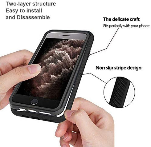 Case for iPhone 6 Plus 6s Plus, iPhone 8 Plus Case, iPhone 7 Plus Case Basketball Black for Boy Men Designer Shockproof Rugged Dual Layer Bumper Full-Body Protective Cover 5.5 inch, Dunk Basketball