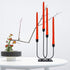 smtyle Black Candle Holders for Taper Candles Set of 4 Candelabra with Iron-0.8" Diameter Candlestick Ideal for for Table Centerpiece