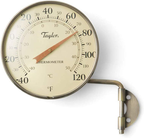 Taylor Precision Products Heritage Metal Dial Thermometer (4.25-Inch)
