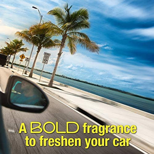 California Scents Car Air Freshener and Odor Neutralizer, Set of 6 Power Bloc Air Fresheners for Home and Car, Coronado Cherry, Fresh and Bold, 0.88 Oz Each