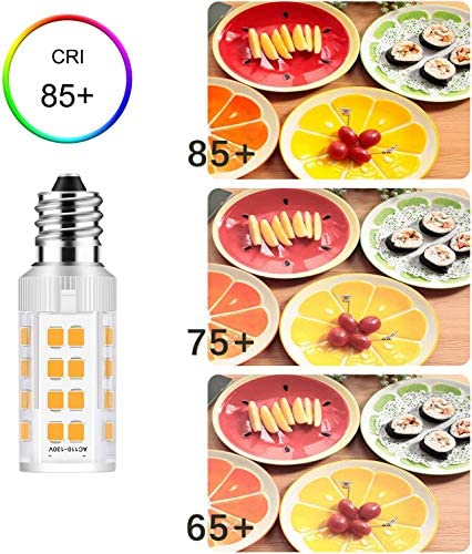 2Pack Makeup Mirror LED Bulbs Replacement Mirror 20W RP34B Light Bulb fits BE151T BE71CT BE47X BE47BR for Cosmetic Vanity Makeup Mirror with Single Double Sided Lighted Magnification (3000K)