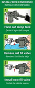 Fluidmaster 703AP4 Specialty Toilet Fill Valve for Glacier Bay and Niagara Conservation Flapperless Toilets