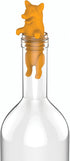 TrueZoo Corki Bottle Stopper, Corgi Animal Cork, Novelty Wine Stopper, Silicone, Set of 1, Orange