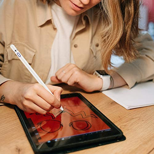 Stylus Pen Touch Screen Pencil: Active Stylus Pens Compatible for Apple iPhone iPad HP DELL Tablet Phone Laptop Chromebook Kindle Fire - Fine Point Digital Capacitive Drawing Pencil