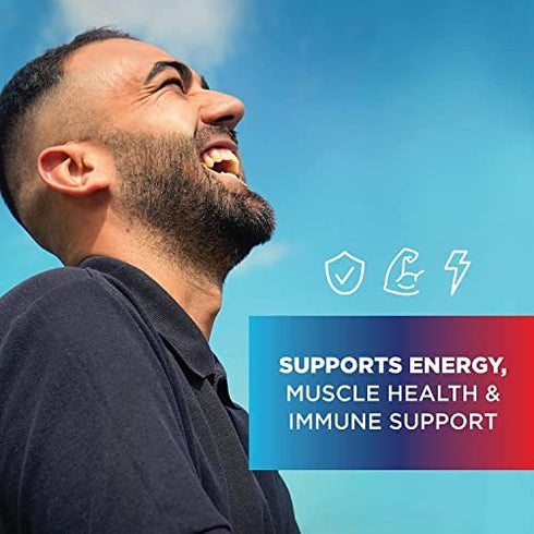 Men's Multivitamin Gummy - Daily Immune & Energy Support Supplement with Vitamins A, B12, C, D, Biotin, Zinc - Chewable Gummy Adult Multi Vitamin & Mineral - Non-GMO & Gluten Free - 60 Gummies