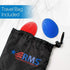 RMS 4-Pack Hand Exercise Balls - Physical & Occupational Therapy Kit for Strengthening Grip & Reducing Stiffness - Arthritis Pain Relief Exerciser for Rehabilitation, Fidget, Stress Relief