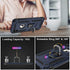 iPhone Xs Max Case with Tempered Glass Screen Protector,iPhone Xs Max Cover Military Grade 16ft. Drop Tested Cover with Magnetic Ring Kickstand Protective Phone Case for iPhone Xs Max Blue
