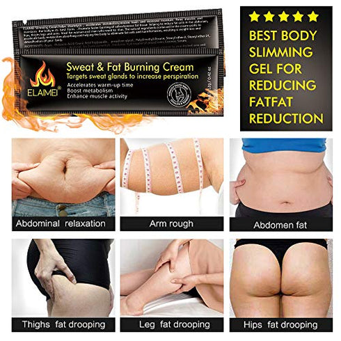 Hot Cream, Extreme Cellulite Slimming & Firming Cream, Body Fat Burning Massage Gel Weight Losing, Hot Serum Treatment for Shaping Waist, Abdomen and Buttocks 60ml