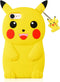 TopSZ Yellow Pikacu Case for iPhone 7/8/SE 2022/2020,3D Cartoon Animal Cover,Girls Kids Teens Boys Man Animated Cool Fun Cute Kawaii Soft Funny Unique Character Cases for iPhone 7/8/SE 2022/2020 4.7"