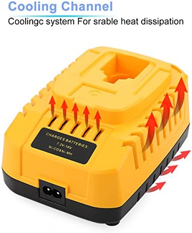 Powilling DC9310 7.2-Volt-18-Volt 1-Hour Replacement Charger for Dewalt 7.2V-18V NiCad & NiMh Battery DW9057 DC9071 DC9091 DC9096 DW9072 DW9091 DW9099