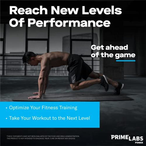 Prime Labs Power Nitric Oxide Supplement Booster for Men - Muscle Builder, L Arginine, L Citrulline - Vascularity, Pumps, Endurance - Powerful N.O, 60 Capsules