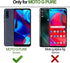 B-wishy for Motorola Moto G Pure Case.Moto G Power Case 2022 for Women, Glitter Crystal Butterfly Heart Floral Slim TPU Luxury Bling Cute Cover with Kickstand+Strap for Motorola Moto G Pure (Pink)