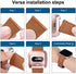 POHNUI 3 Pack Leather Bands Compatible with Fitbit Versa 2/Versa/Versa Lite/Versa SE for Women Men, Adjustable Soft Leather Replacement Strap Wristband for Fitbit Versa Smart Watch