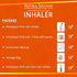 Natural Solution Himalayan Pink Salt Ceramic Salt Inhaler with Nasal inhaler, Original, 1 Count