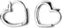 Dainty Love Heart Shaped Small Hoop Sleeper Earrings for Women Teen Girls S925 Sterling Silver 14K Daith Heart Cartilage Tragus Cute Minimalist Hoops Jewelry Gift Friend Bridemaid