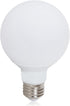 Maxxima G25 LED Light Bulb, E26 Base Globe Bathroom Vanity Makeup Mirror Light Bulbs, 40 Watt Equivalent, 450 Lumens 2700K Warm White (6 Pack)