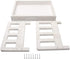 Baby Photography Bed Baby Photo Props White Wood Doll Bed Detachable Photo Background for Baby Photo Studio
