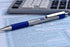 Zebra Pen F-301 Retractable Ballpoint Pen, Stainless Steel Barrel, Fine Point, 0.7mm, Blue Ink, 2-Pack