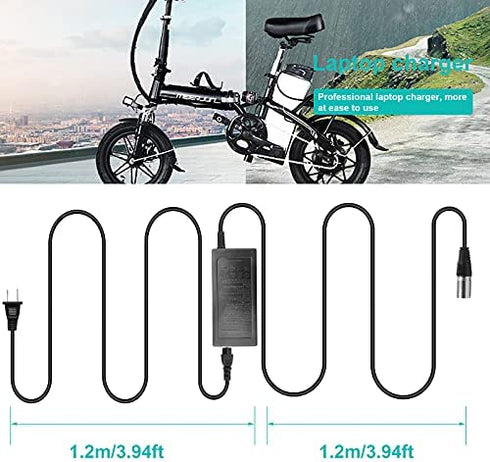 Tree 60W Scooter Battery Charger for LASHOUT Electric Bike, 24V 2A Lithium Charger Compatible with Jazzy Power Chair,Pride Hoveround Mobility,Schwinn S300 S350 S400 S500 Ezip 400 Mountain Trailz
