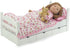 18 Inch Doll Clothes Accessories for American Girl Dolls | Reversible Floral Print Doll Bedding 5 Piece Set | Fits 18" Our Generation and Journey Girls Dolls