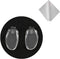 BEHLINE Eyeglass Nose Pads Replacement for Silhouette Frameless Glasses Eye Glasses and Eyewear Frames,Soft Silicone Plug in Eye Glasses Parts Push in Nose Piece,Clear Repair Kit