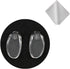 BEHLINE Eyeglass Nose Pads Replacement for Silhouette Frameless Glasses Eye Glasses and Eyewear Frames,Soft Silicone Plug in Eye Glasses Parts Push in Nose Piece,Clear Repair Kit