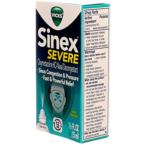 Vicks Sinex Severe Nasal Spray 0.50 oz