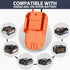 Ecarke Power Wheels Battery Adapter for Ridgid AEG 18V Hyper li-ion Battery DIY Dock Power Connector Battery Converter 12 Gauge Robotics for RC Toy Car Truck,e-Bike?with Wire Terminals?