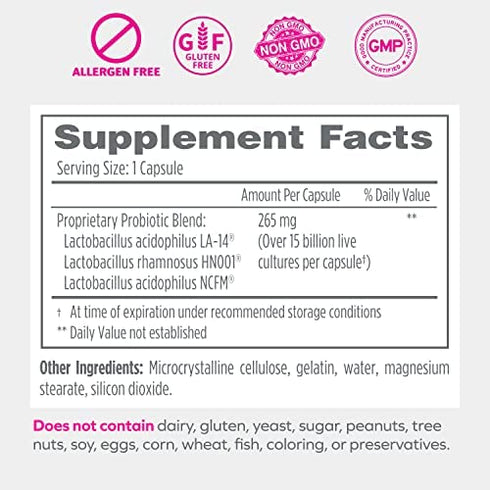 Florajen Refrigerated Probiotics for Women, Multi Enzyme Probiotic, Supports Vaginal Balance, Relieves Gas, Bloating, & Constipation, 15 Billion CFUs, 30 Ct, 2 Pack