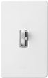 Lutron Toggler Dimmer for Halogen and Incandescent Bulbs, Single-Pole or 3-Way, TG-603PH-WH, White