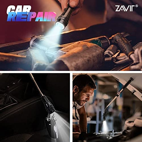 ZAVIT Gifts for Men Him Grandpa,Magnetic Pickup Tool with LED,Stocking Stuffers Christmas Gifts,Anniversary Birthday Valentines Day Cool Gifts Idea for Him Dad Husband,Fathers Day Dad Gifts