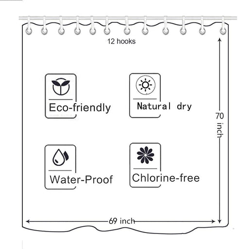 DYNH Baseball Shower Curtains, Baseball Bat Glove on a Vintage American Flag Bath Curtain, Waterproof Polyester Fabric Bathroom Curtain with 12 Hooks, 69X70 Inches