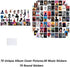 Btaidi 110 Pcs Album Cover Aesthetic Pictures Wall Collage Kit, Album Style Photo Collection Collage Dorm Decor, 70 Album Cover Posters 40 Music Stickers , 4x6 inch Album Cover Poster for Room Bedroom Aesthetic