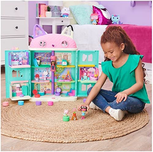 Gabby's Dollhouse, Flower-rific Garden Set with 2 Toy Figures, 2 Accessories, Delivery and Furniture Piece, Kids Toys for Ages 3 and up