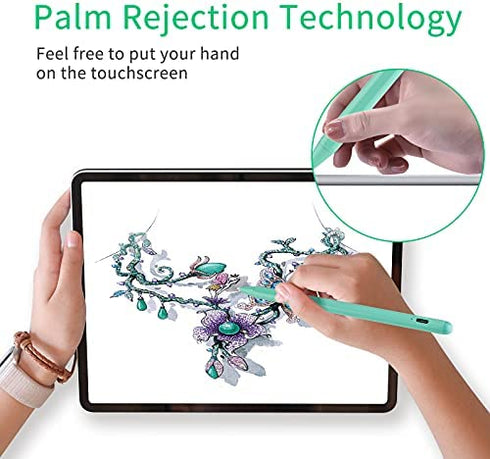 2022 iPad Air 5th/4th Generation 10.9" Stylus Pencil with Palm Rejection,1.5mm POM Fine Tip Active Pen Compatible with Apple Pencil for iPad Air 5th/4th 10.9 Inch Drawing Writing Stylus Pen Green